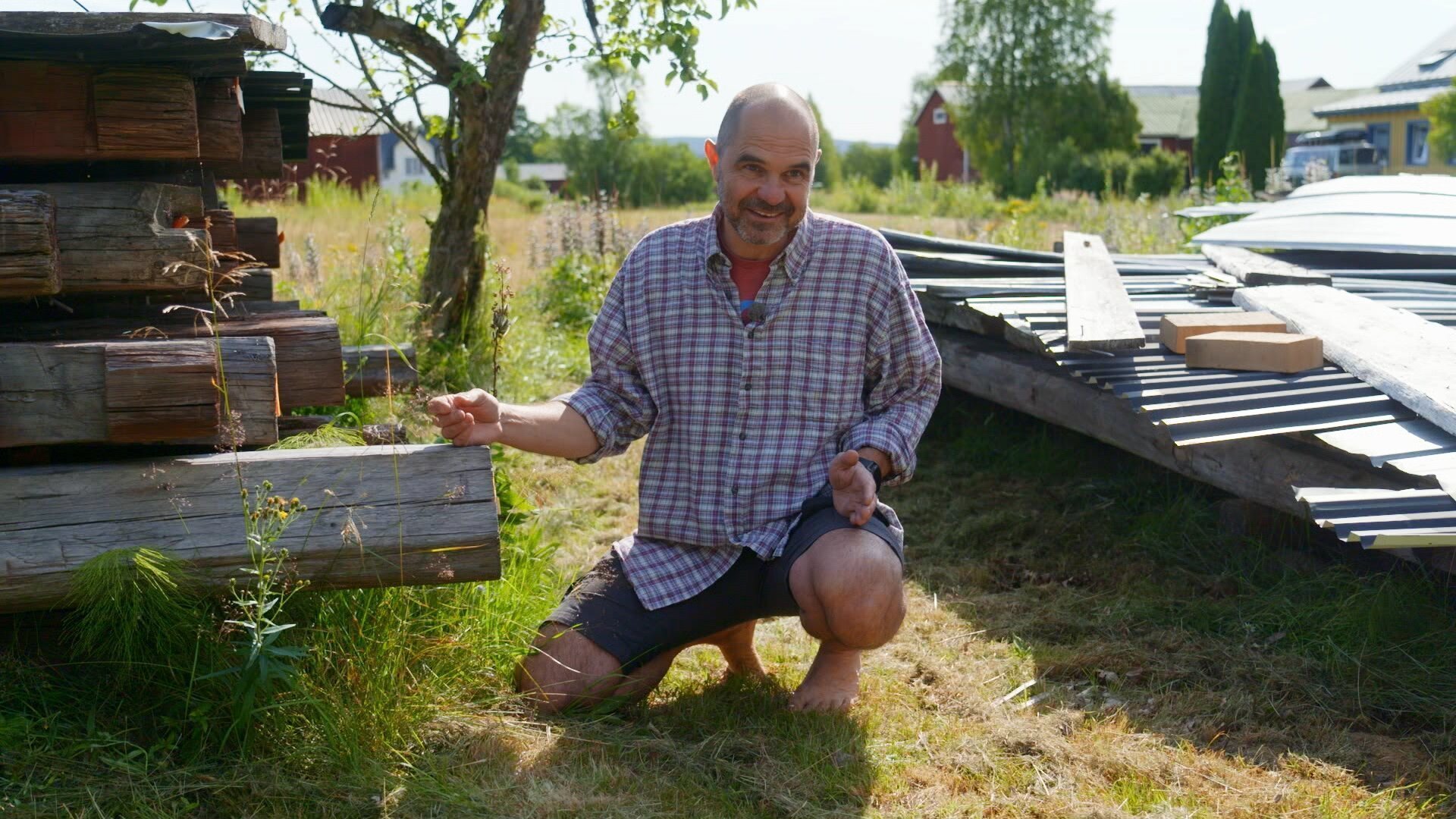 2. 1800-tals timmer blir vackert härbre – och gult tegel blir 60-talsdröm