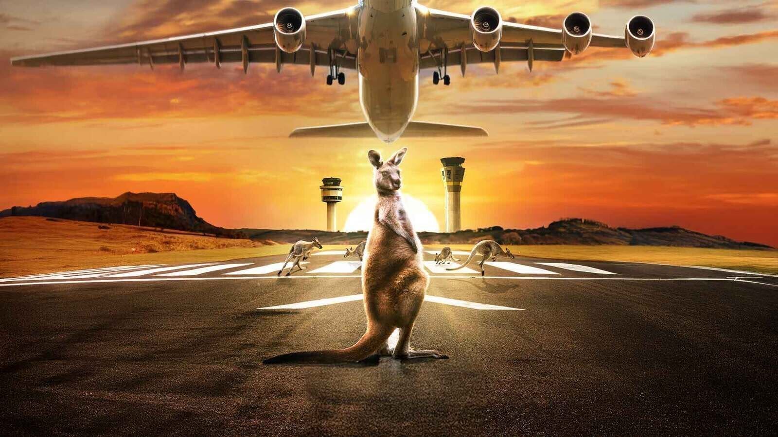 Inside Melbourne Airport