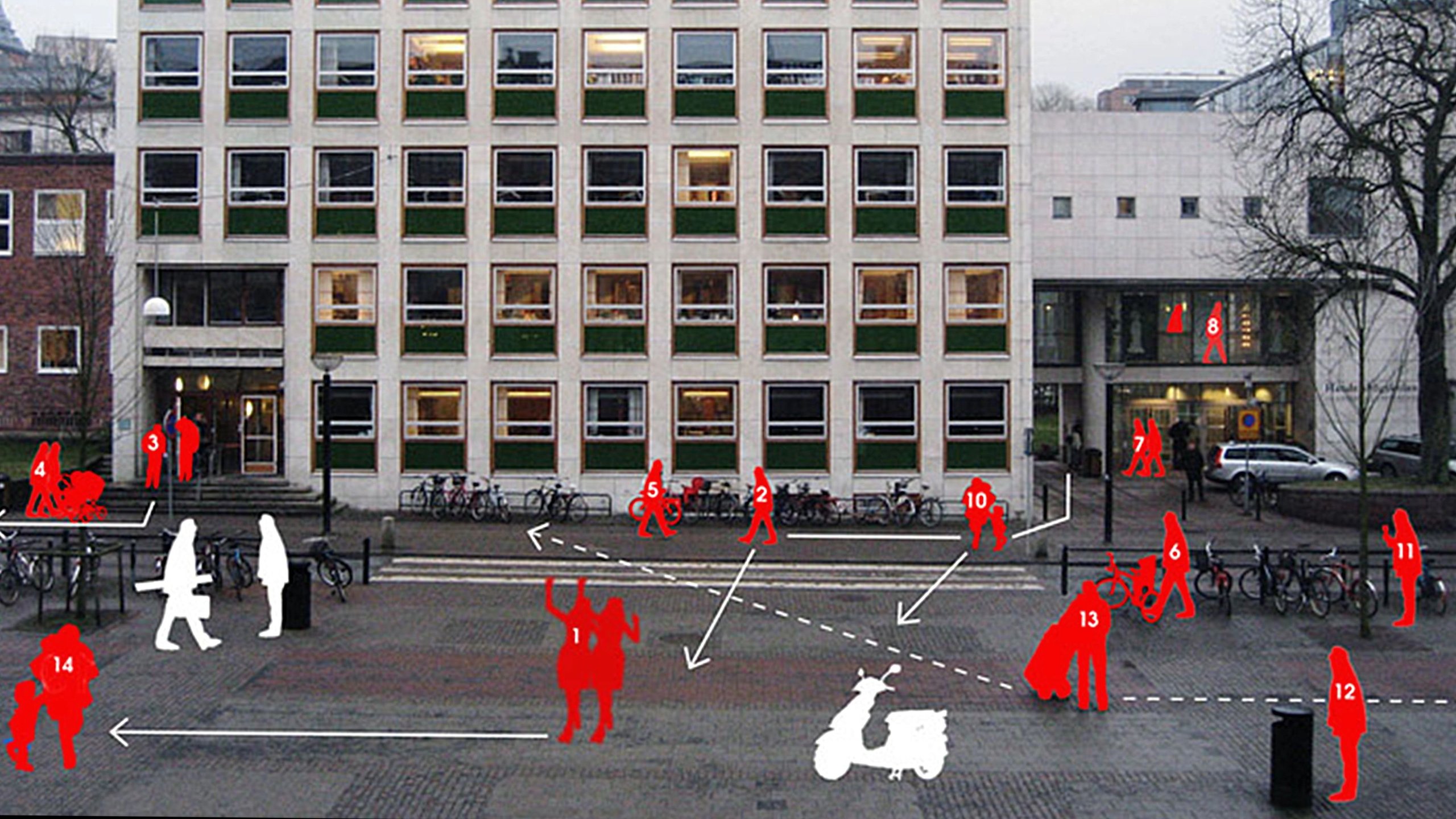 Händelse vid bank
