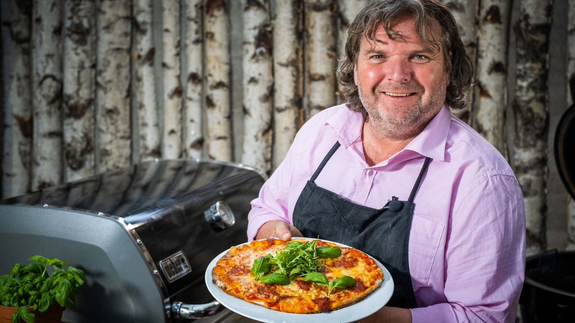 9. Pizza på grillen