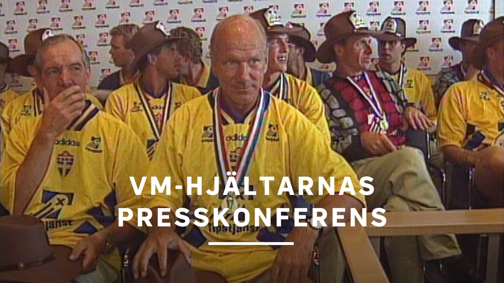 VM-hjältarnas presskonferens