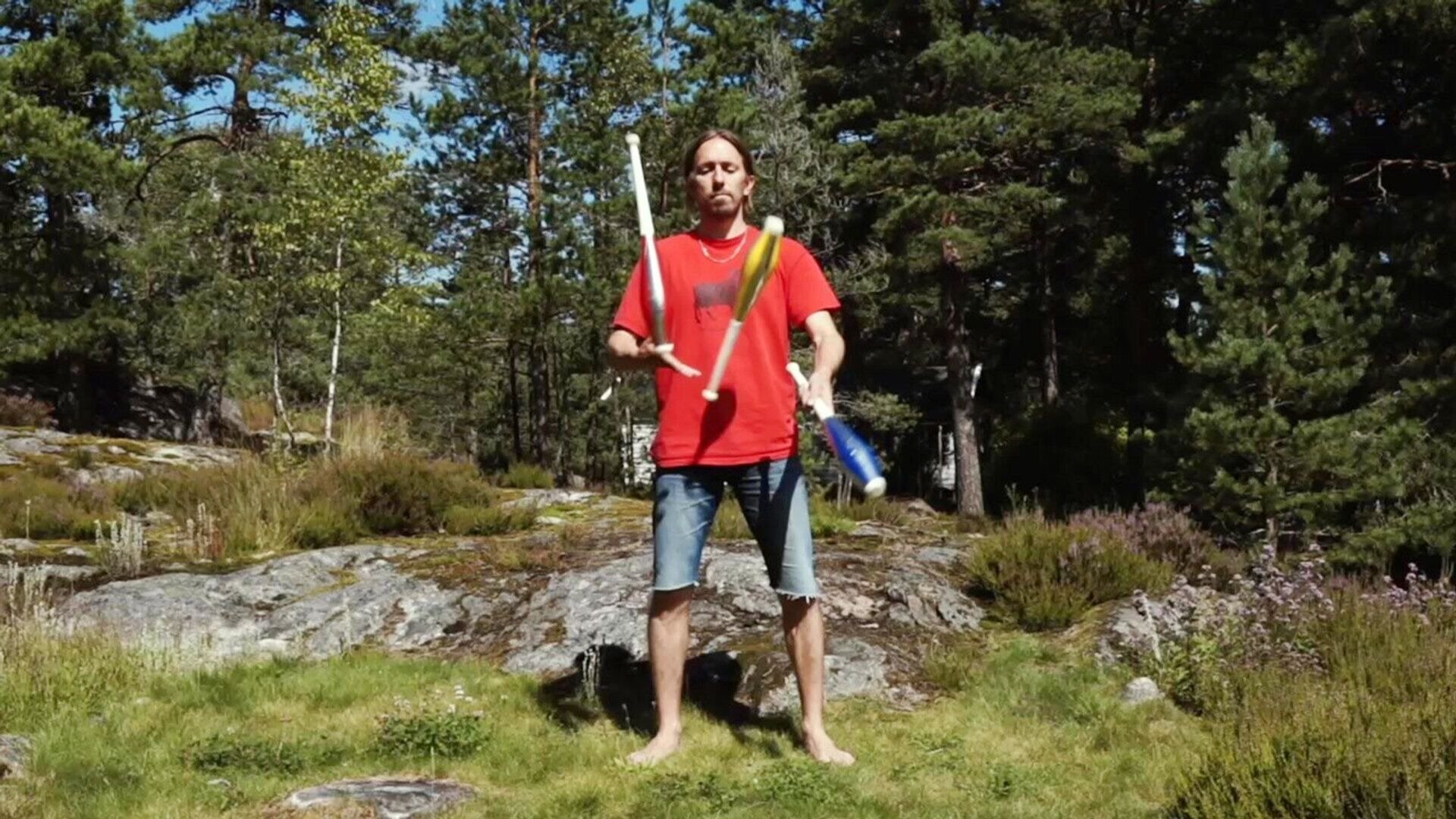 19. Jonglera med käglor