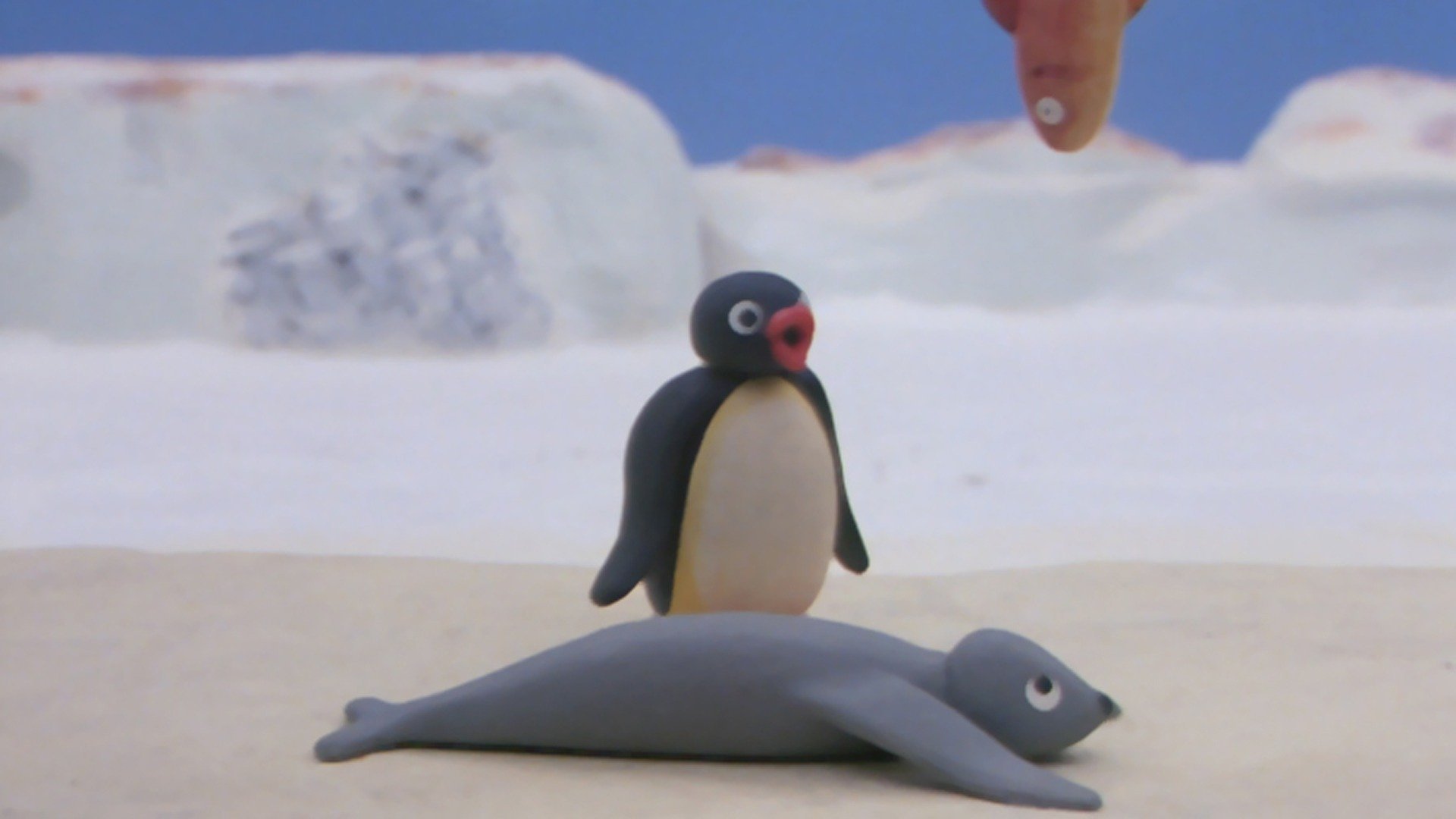 9. Pingu spelar fisktennis